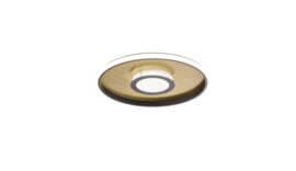 Fischer & Honsel plafondlamp Bug led, roest-goldleaf incl. afstandsbediening