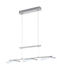 Trio lighting hanglamp Ikaria led, mat nikkel