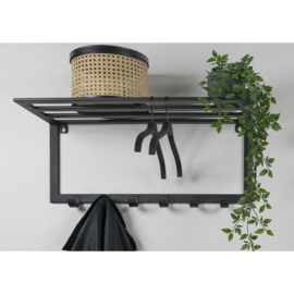 Spinder design Kapstok Ivar 1, zwart