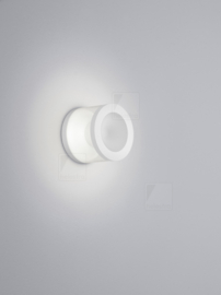 Helestra wandlamp Poro led kleur mat wit acryl glas