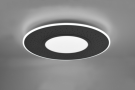 Trio lighting plafondlamp Verus led, zwart 70 cm incl. afstandsbediening