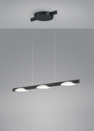 Hanglamp Pole led, 3-lichts zwart