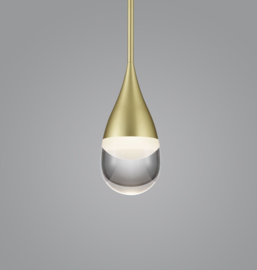 Helestra  hanglamp Deep led, 1-lichts goud