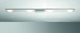 Bopp leuchten plafondlamp Slight led, 4-lichts mat aluminium