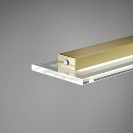 Fischer&honsel hanglamp Tenso TW led, mat messing incl. pushdimmer