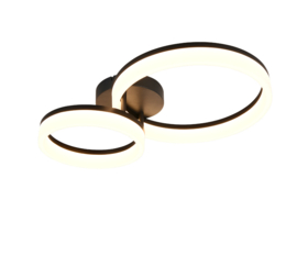 Trio lighting plafondlamp Scope led, zwart