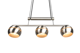 Trio lighting hanglamp Fletcher,  3-lichts mat nikkel