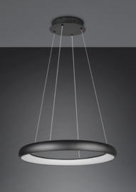 Trio lighting hanglamp Cardona led, zwart 75 cm incl. switch dimmer