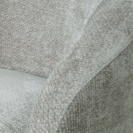 Label 51 fauteuil Alby, stof  Elite stone