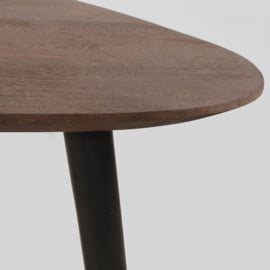 Label 51 Salontafel Rock, espresso mangohout