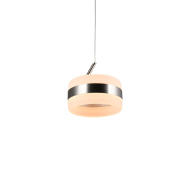 Trio lighting  hanglamp Dios led, 1-lichts mat nikkel