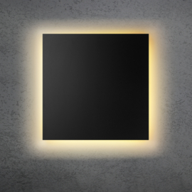 Escale plafondlamp Blade Q  open led, zwart 59 cm