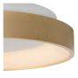 Lucide plafondlamp Vidal led, mat goud-messing 28 cm