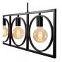 Lucide hanglamp Suus, 4-lichts zwart