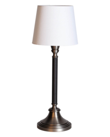 By Rydéns tafellamp Dinant, witte kap 60 cm hoog