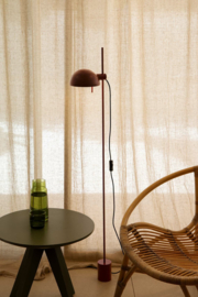 Faro vloerlamp Matilda, burgandy