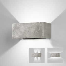 Fischer & Honsel wandlamp Coq led, antiek nikkel 23 cm