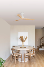 Faro plafond ventilator Lantau L, wit-grenen