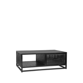 Label 51 Salontafel Chili, zwart mangohout