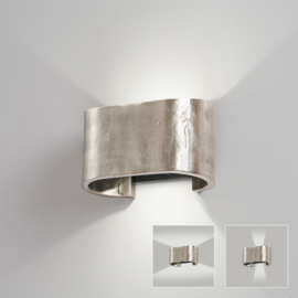 Fischer & Honsel wandlamp Coq led, antiek nikkel 20 cm