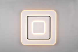 Trio lighting plafondlamp Jora led, wit incl. switch dimmer 60 cm vierkant