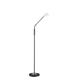Fischer & Honsel vloerlamp Dent led, mat zwart
