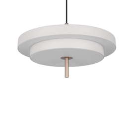 Trio lighting hanglamp Keaton led, warm grijs 40 cm