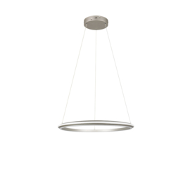 Trio lighting hanglamp Amador led, mat nikkel 75 cm