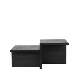 Label 51 Salontafel Skip, zwart mangohout