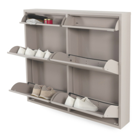 Spinder design Schoenenkast Billy 6, silky taupe