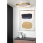 Lucide plafondlamp Vidal led, mat goud-messing 48 cm