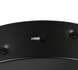 Trio-lighting plafondlamp Amador led, mat zwart-incl. switchdimmer