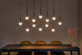 Lucide  CALINA - Hanglamp - LED Dimb. - CCT - 12x7W 2200K/3300K zwart