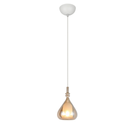 Trio lighting hanglamp Aldea, amber glas