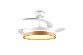Trio lighting plafond ventilator Volda led, incl. remote