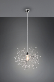 Hanglamp Gloria, chroom 52 cm