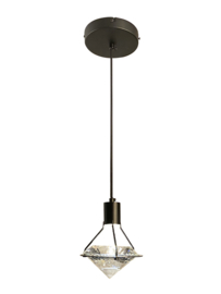 Light trend hanglamp Diamond, plated steel+Crystal
