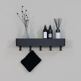 Spinder design kapstok Multi 5, zwart