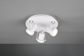 Trio lighting plafondspot Goa led, 3-lichts wit incl. lichtbron
