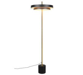 Trio-lighting vloerlamp Keaton led, zwart
