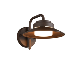 Trio lighting wandlamp Atrato led, roest kleur IP44