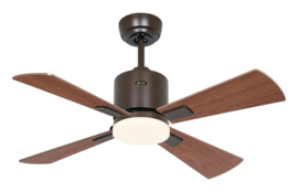 Casafan Plafondventilator  ECO NEO III 92 Brons - Walnoot/Kers WiFi met led