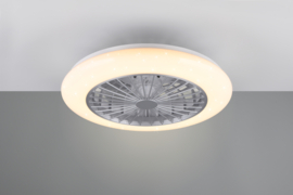 Trio lighting plafond ventilator Stralund led, titaan incl. afstandsbediening