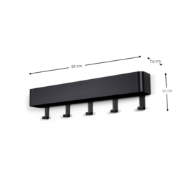 Spinder design kapstok Multi 5, wit