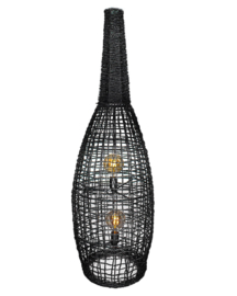 By Rydéns vloerlamp Seagrass, zwart