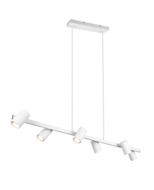 Trio lighting hanglamp Marley, 6-lichts wit