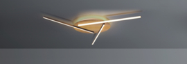 Bopp leuchten plafondlamp Dual led, zwart met eiken