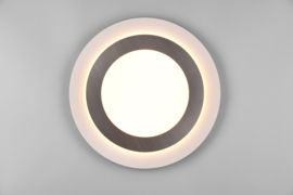 Trio lighting plafondlamp Morgan led, zwart-goud incl. afstandsbediening 45 cm