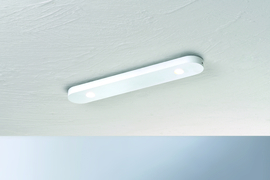 Bopp leuchten plafondlamp Close led, 2-lichts wit