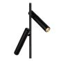 Lucide vloerlamp Philon led, 2-lichts zwart